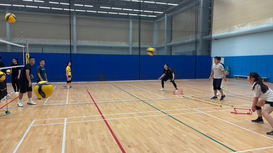 SocksArtist sponsored Intermediate level volleyball Training 20240625