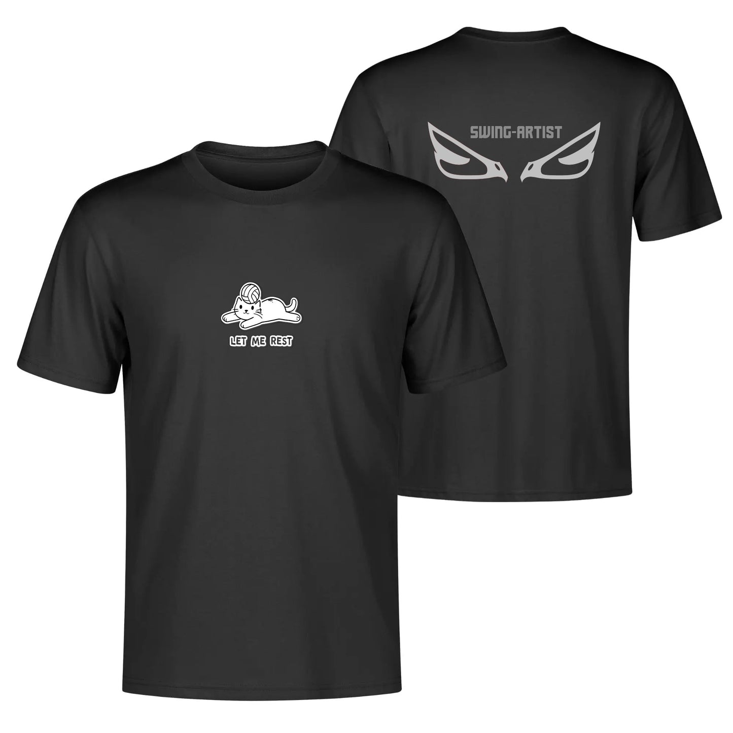 Swing Artist Let Me Rest Volleyball Tee - Comfortable & Stylish