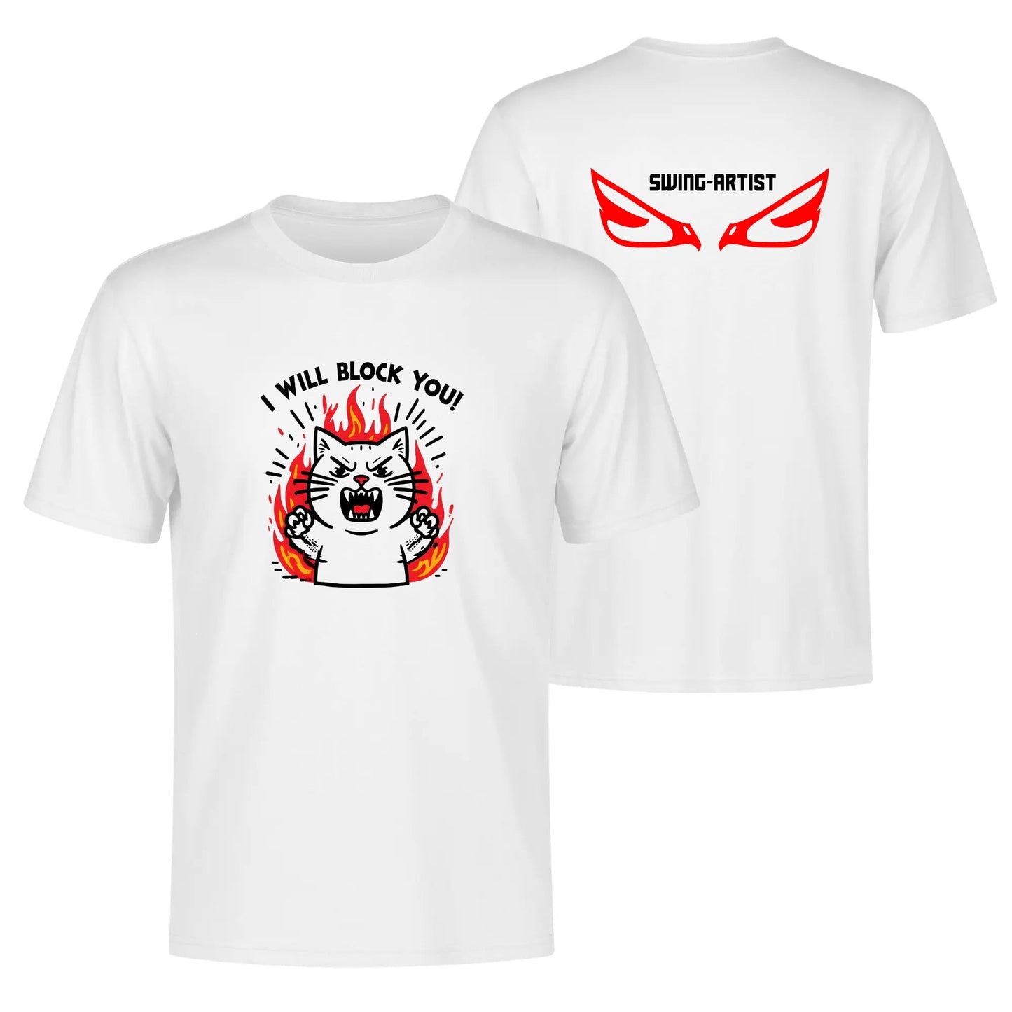 Block Like a Monster Tee: For Swing Artists Seeking Style