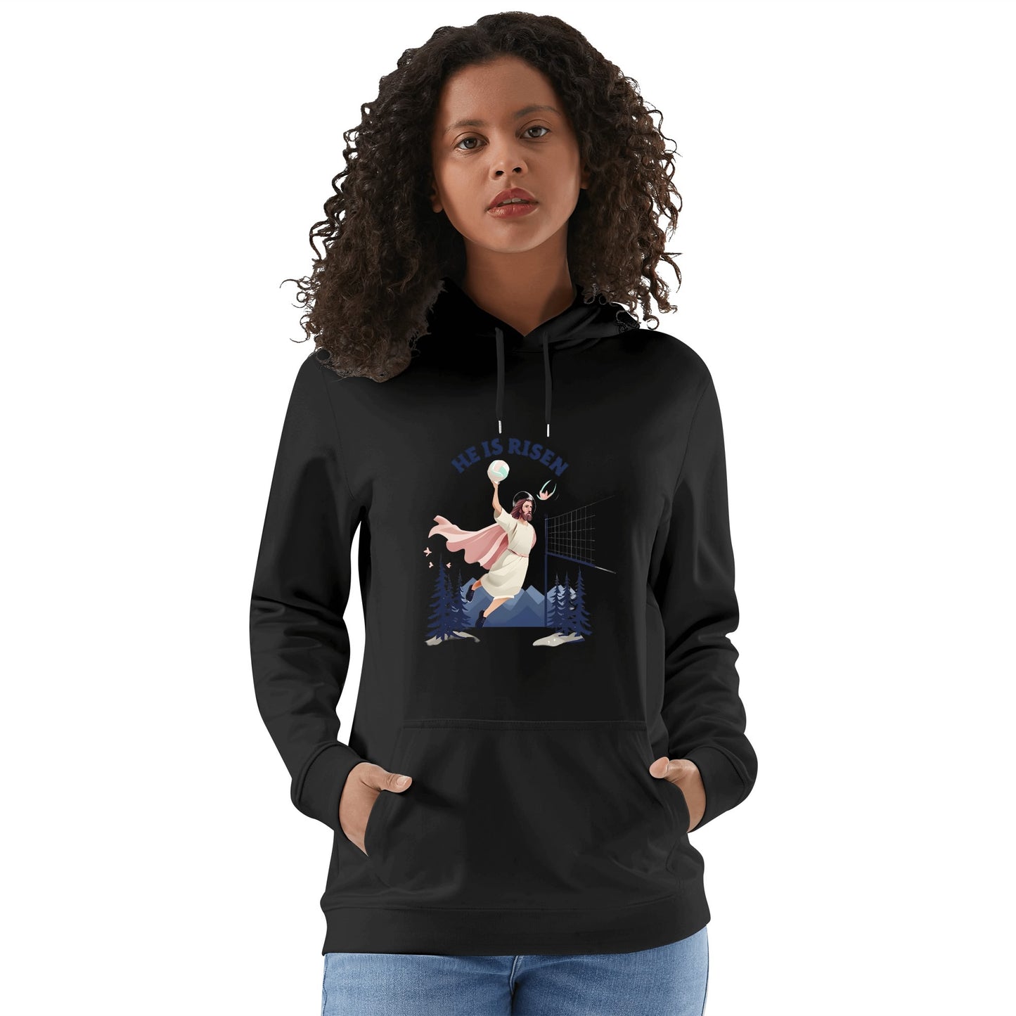 Unisex Front & Back Printing Cotton Hoodie
