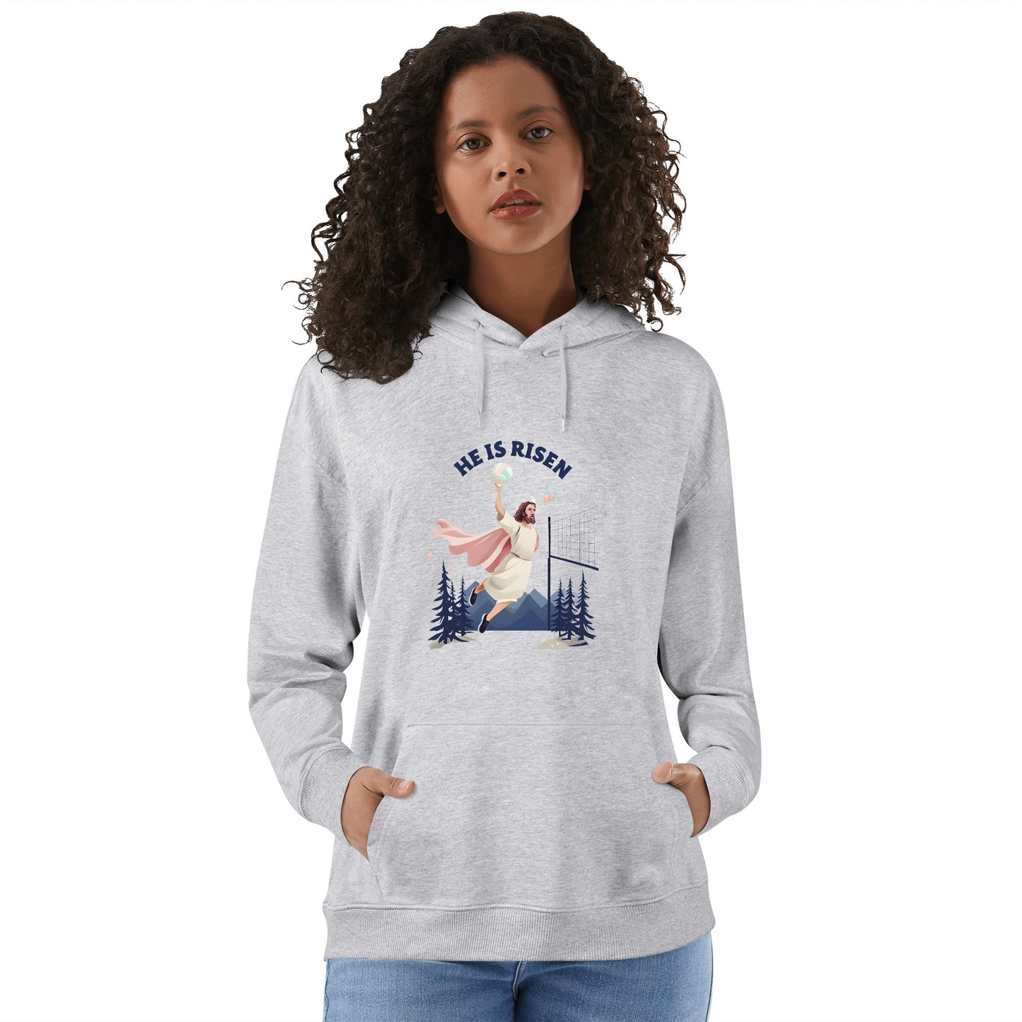Unisex Front & Back Printing Cotton Hoodie