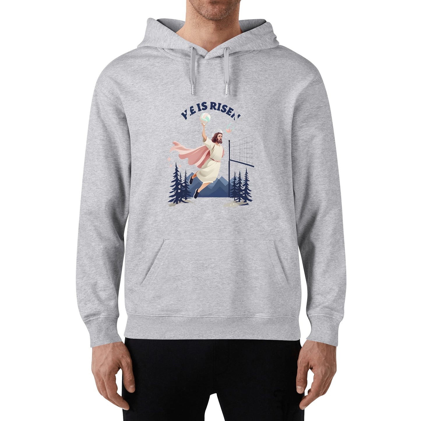 Unisex Front & Back Printing Cotton Hoodie