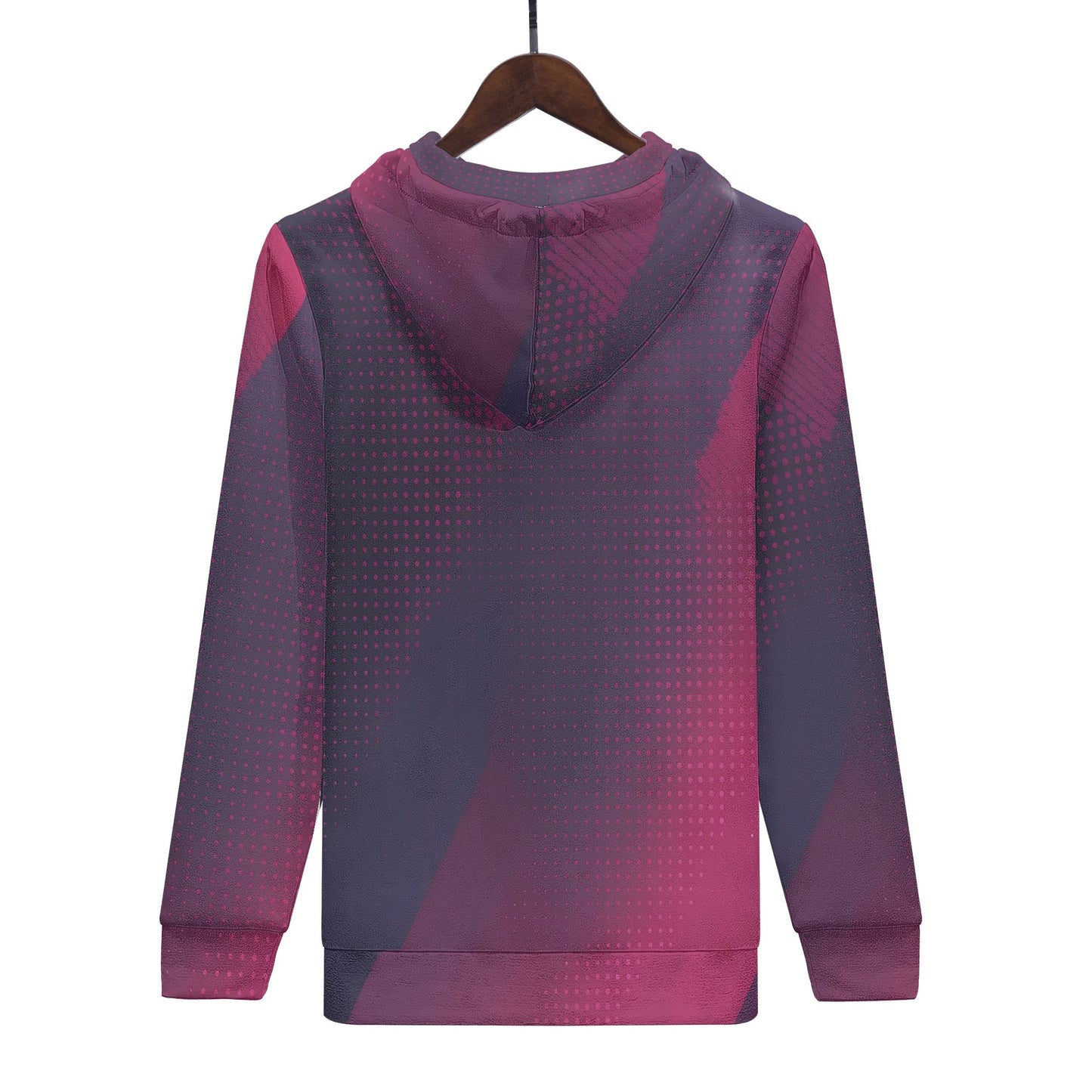 swing-artist purple dot in red Hoodie