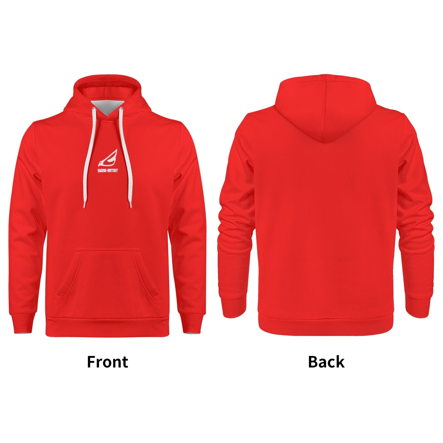 swing-artist pure red Hoodie