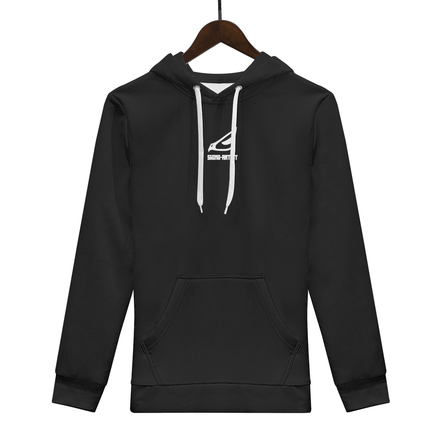 swing-artist pure black Hoodie