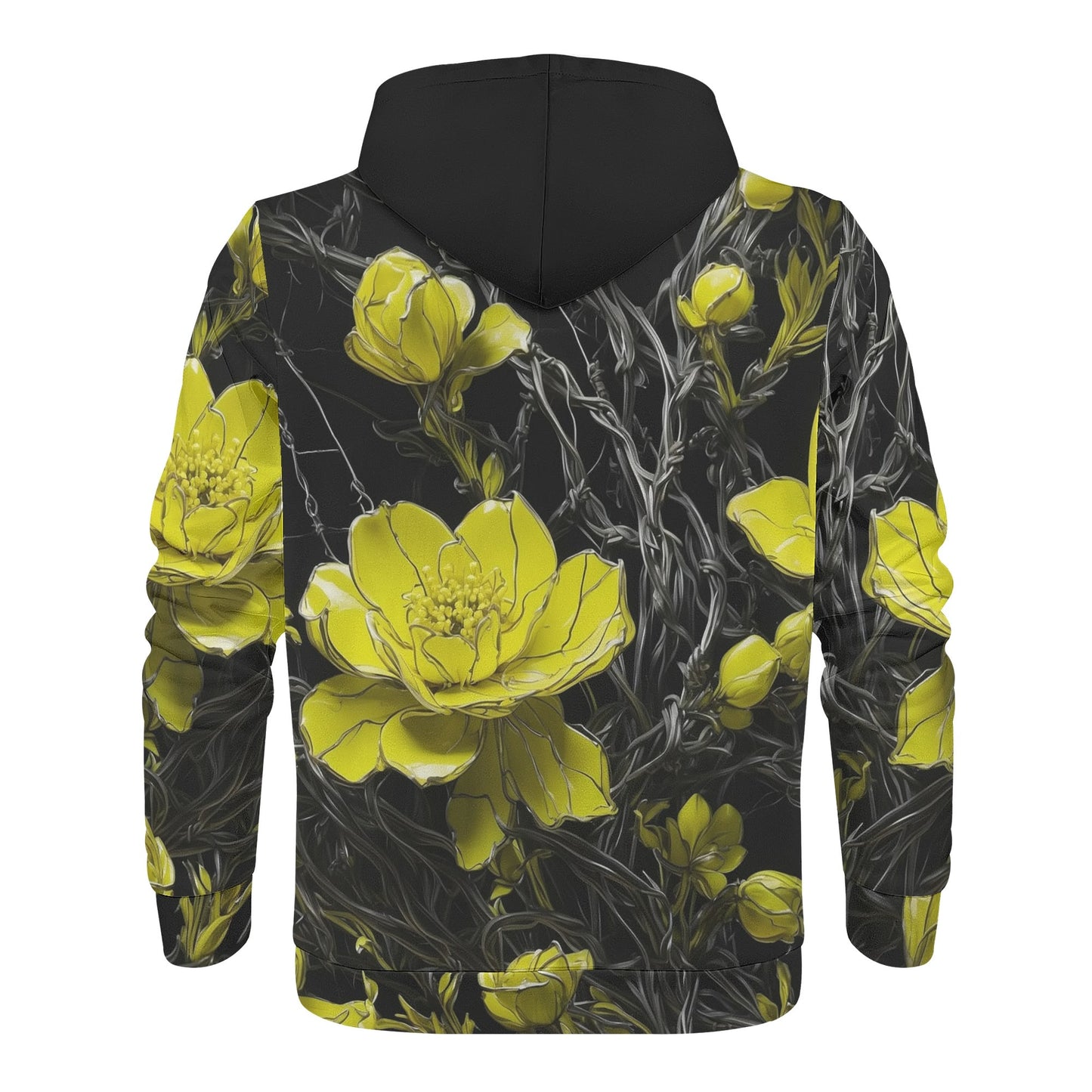 swing-artist florescent on flowers Hoodie