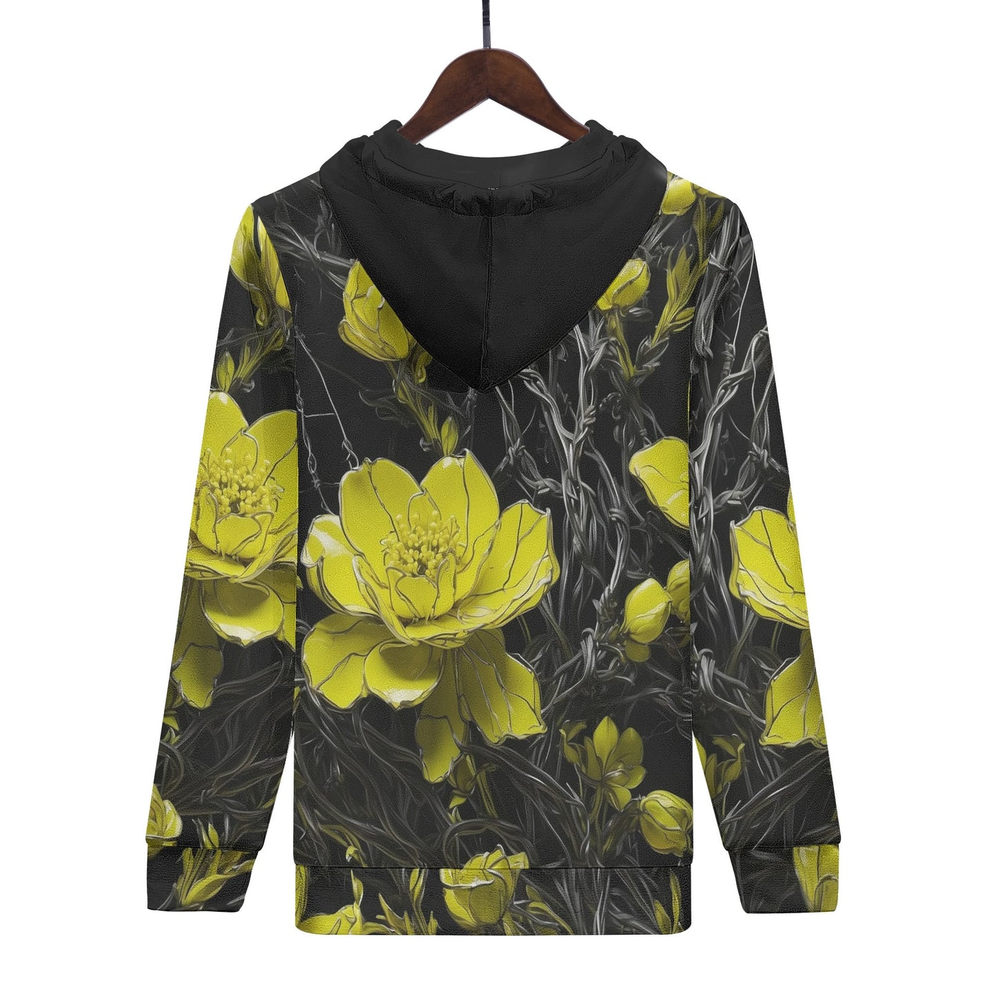 swing-artist florescent on flowers Hoodie