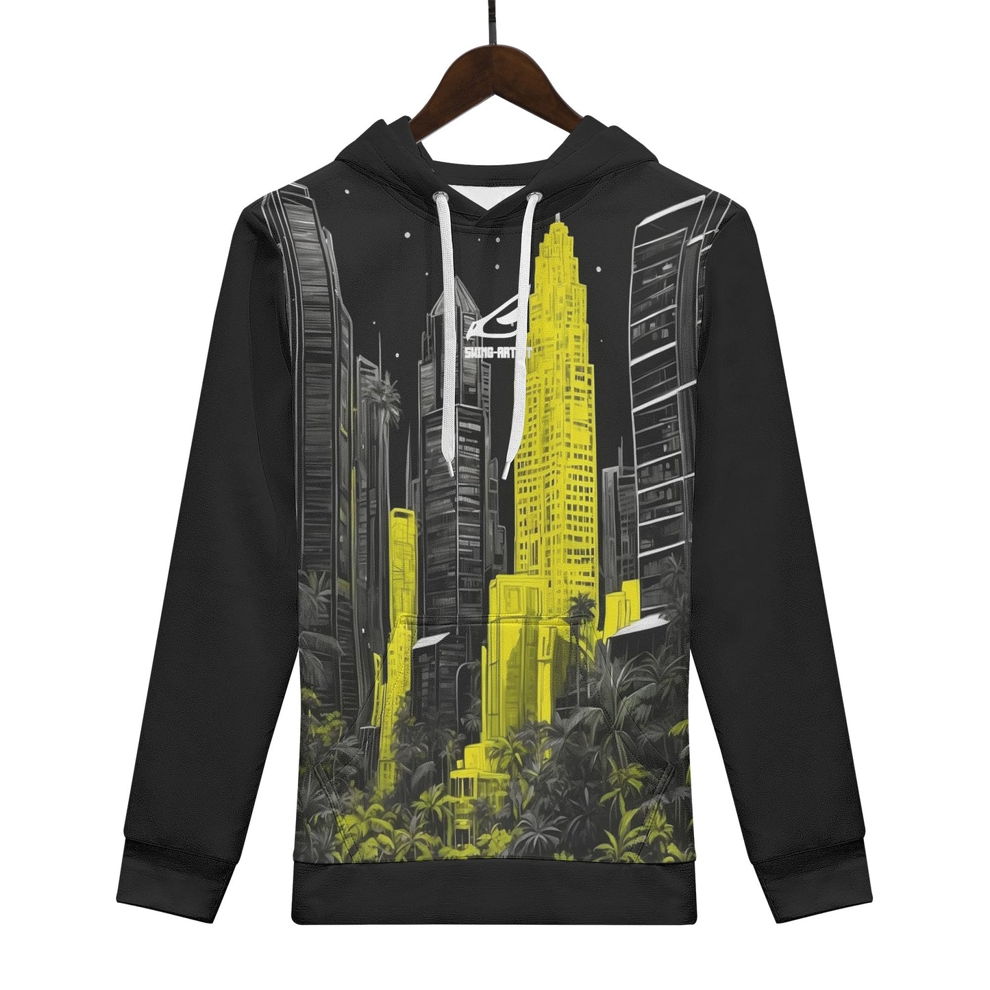 swing-artist skyhigh building Hoodie