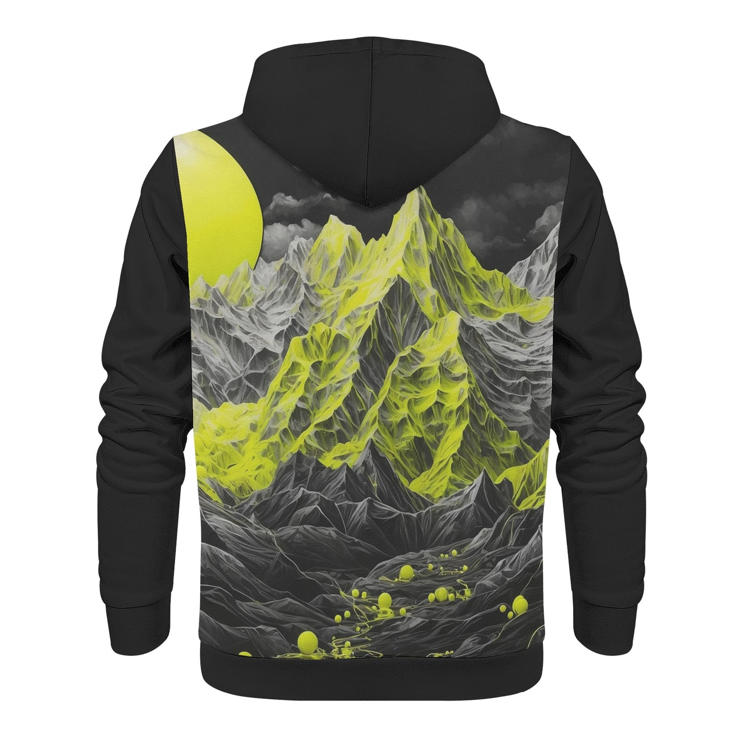 swing-artist mountain in florescent Hoodie