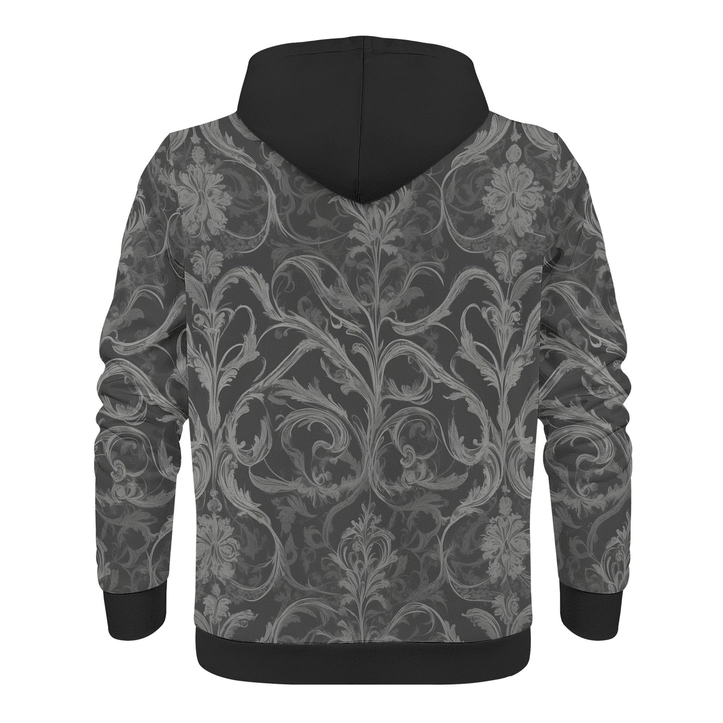 swing-artist grey paisley motifs Hoodie
