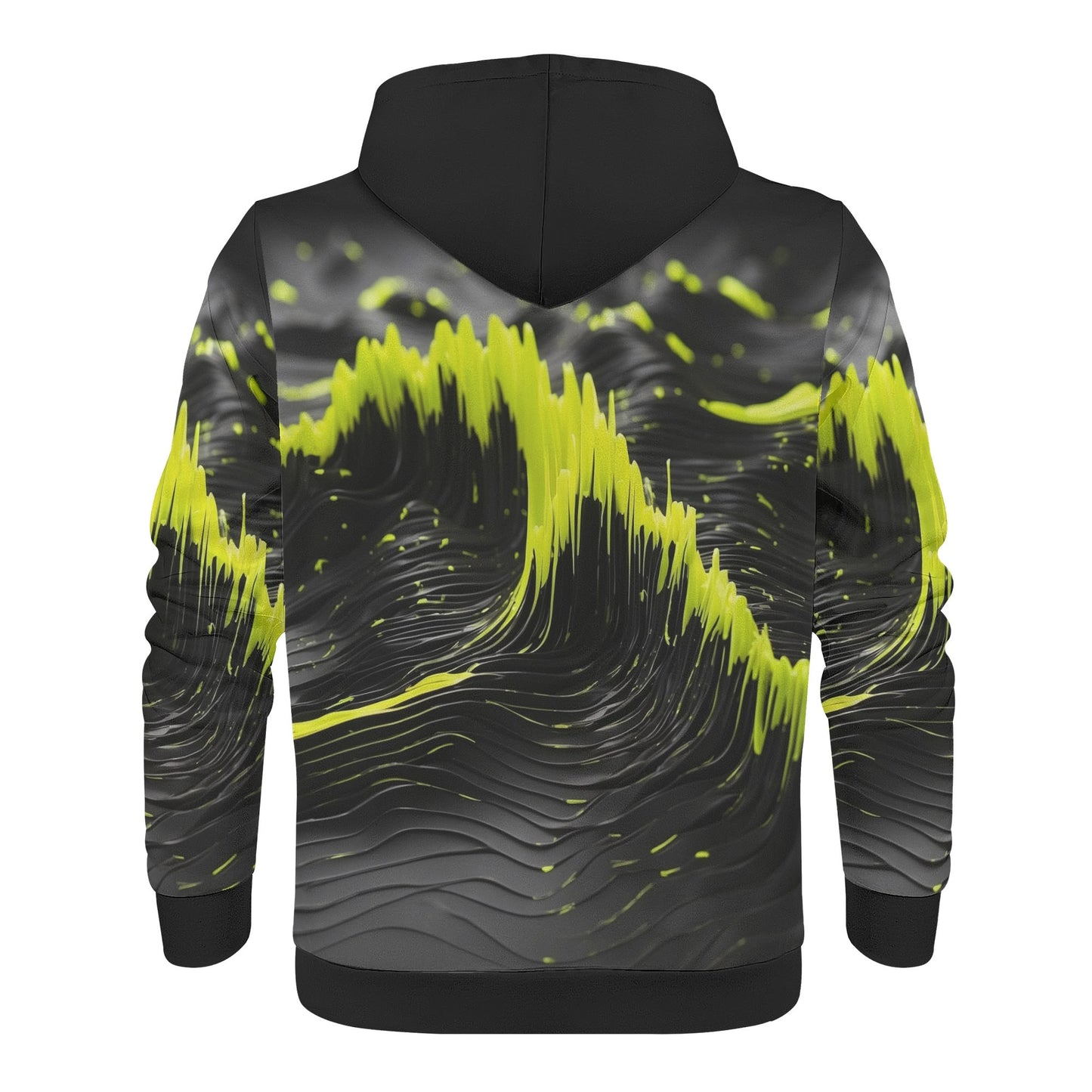 swing-artist fluorescent soundwaves Hoodie