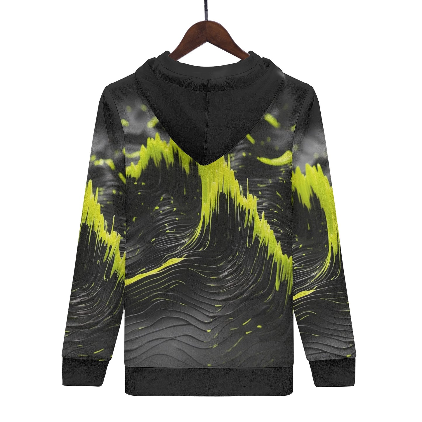 swing-artist fluorescent soundwaves Hoodie