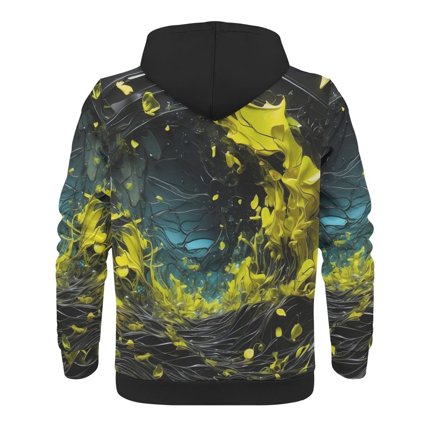 swing-artist yellow paint stream Hoodie