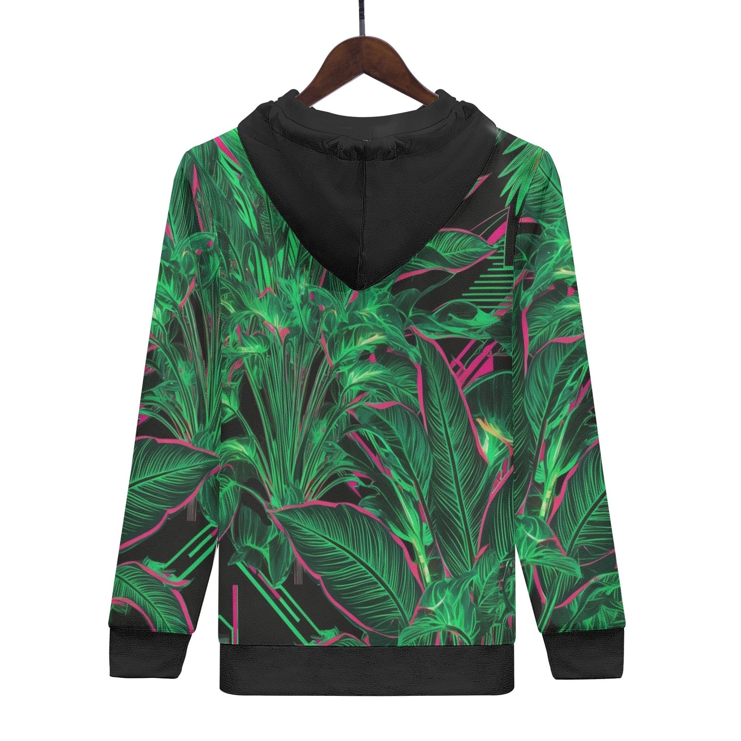 swing-artist leaves with pink Hoodie