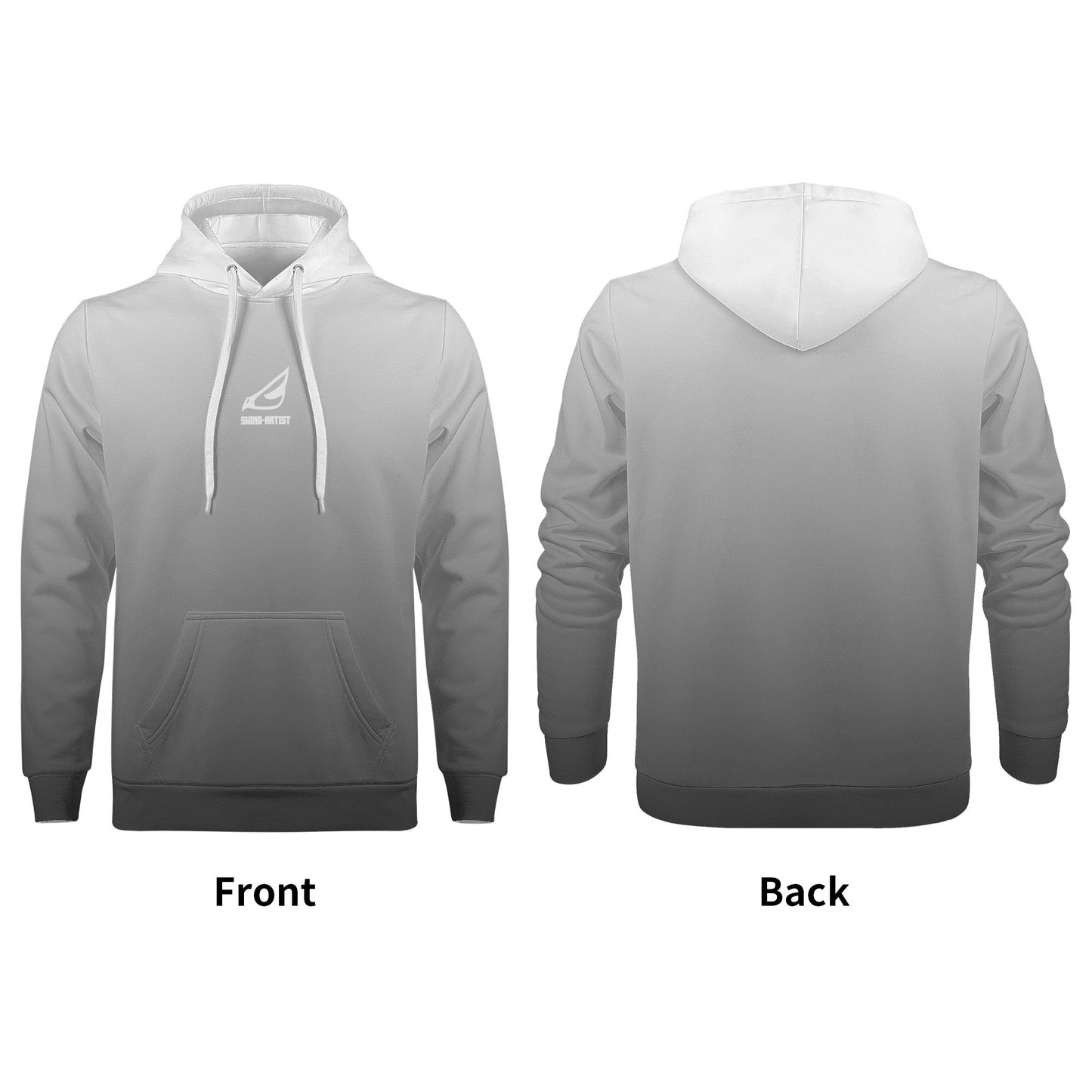 swing-artist white gradient Hoodie