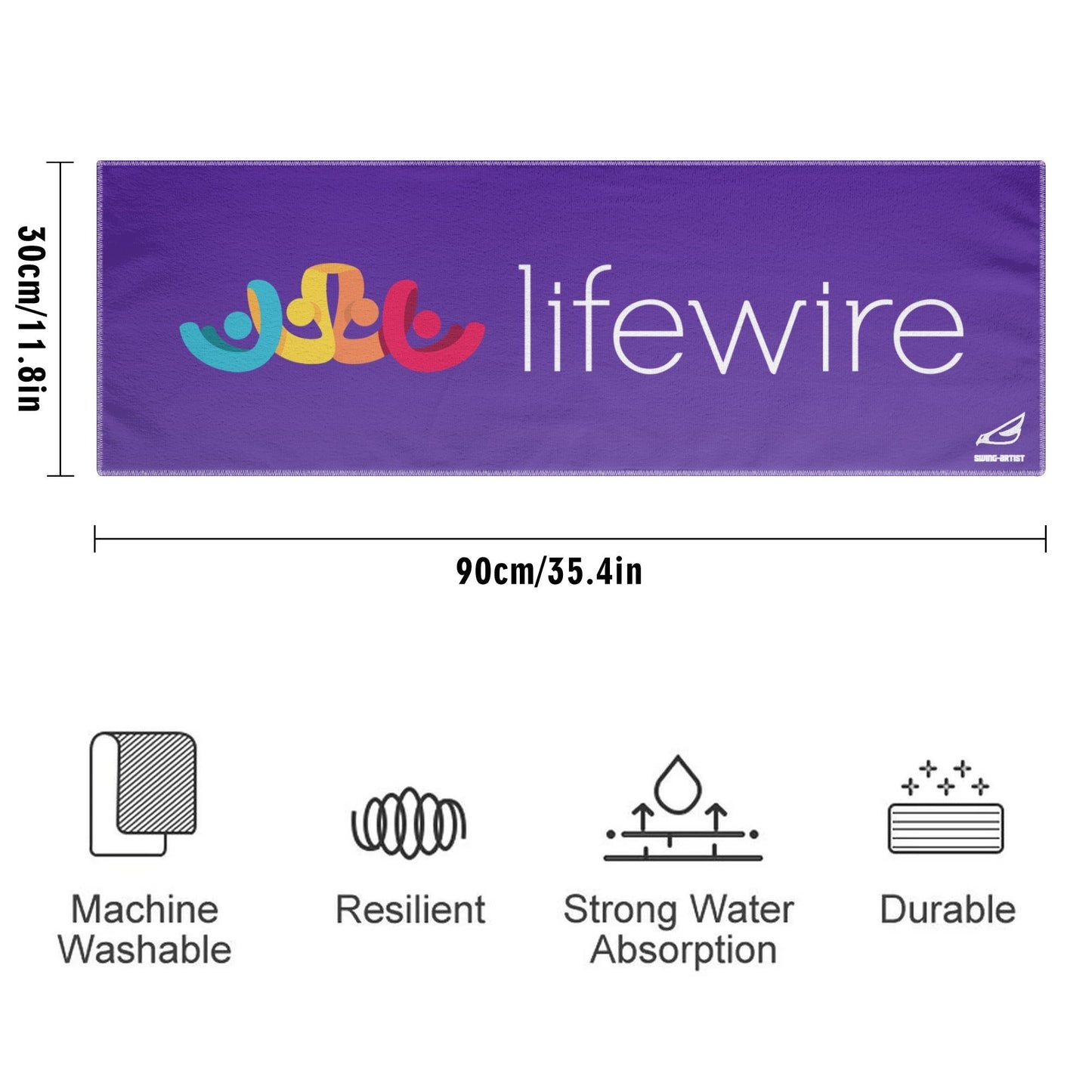 傲創 . Lifewire《護·聯網》慈善排球賽慈善紀念毛巾