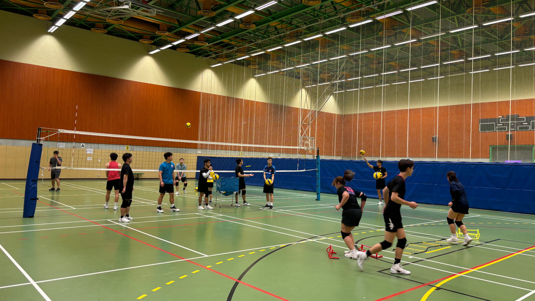 SocksArtist sponsored Intermediate level volleyball Training 20240619