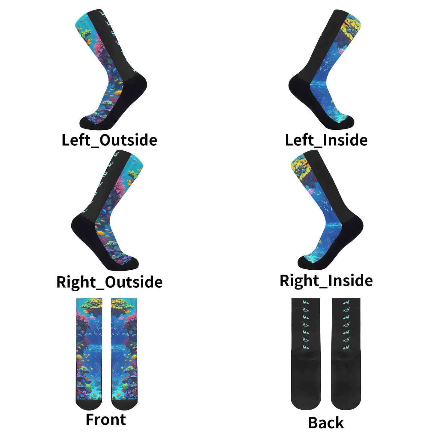 Socks, Serene Seascapes