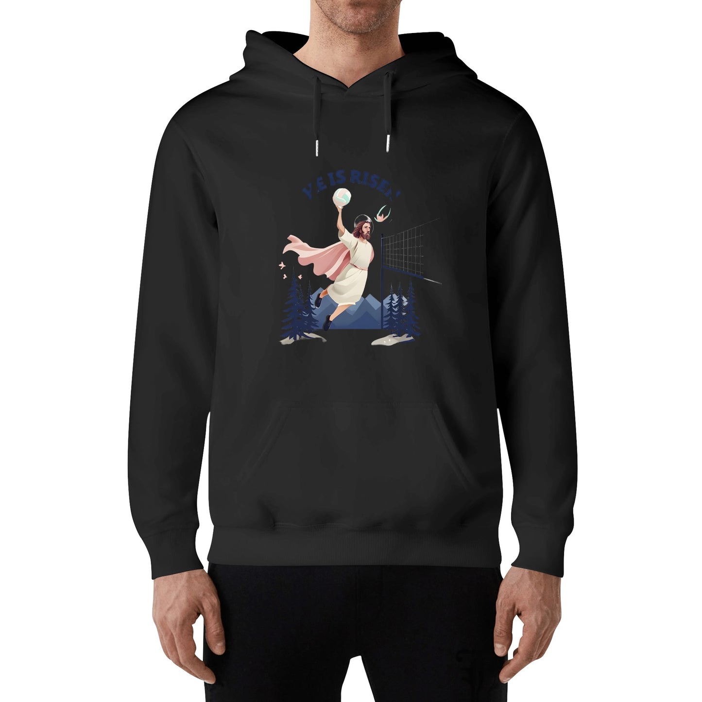 Unisex Front & Back Printing Cotton Hoodie