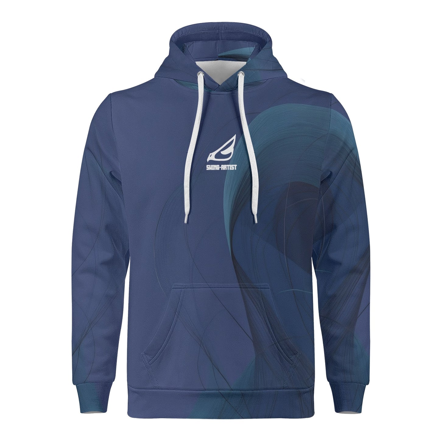 swing-artist blue streamline Hoodie
