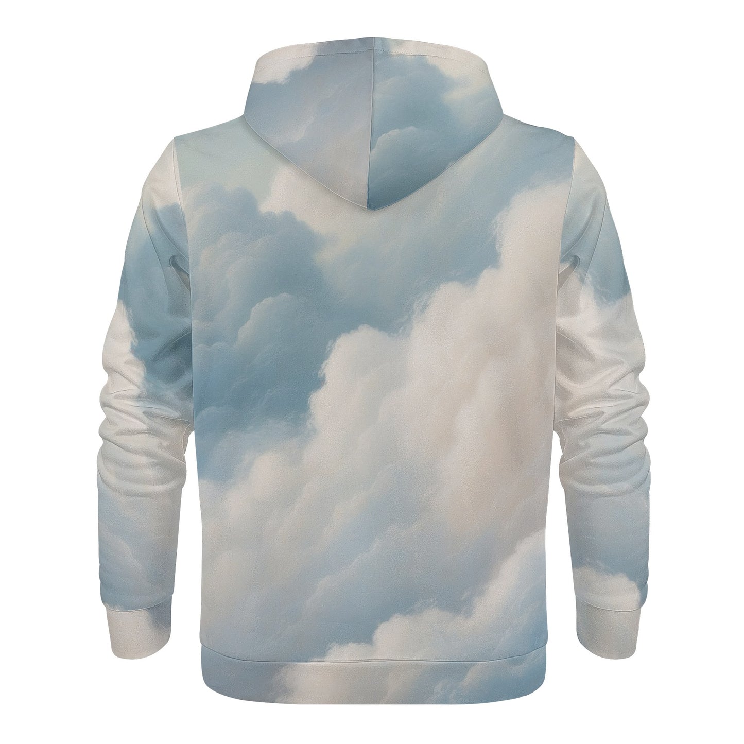 swing-artist white cloud in blue sky Hoodie