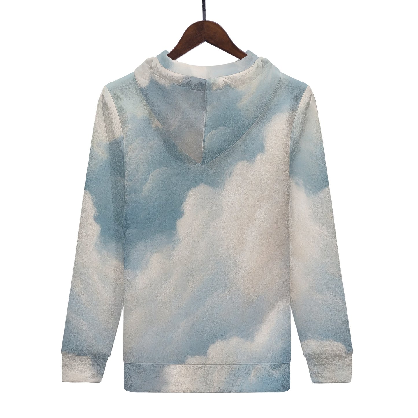 swing-artist white cloud in blue sky Hoodie