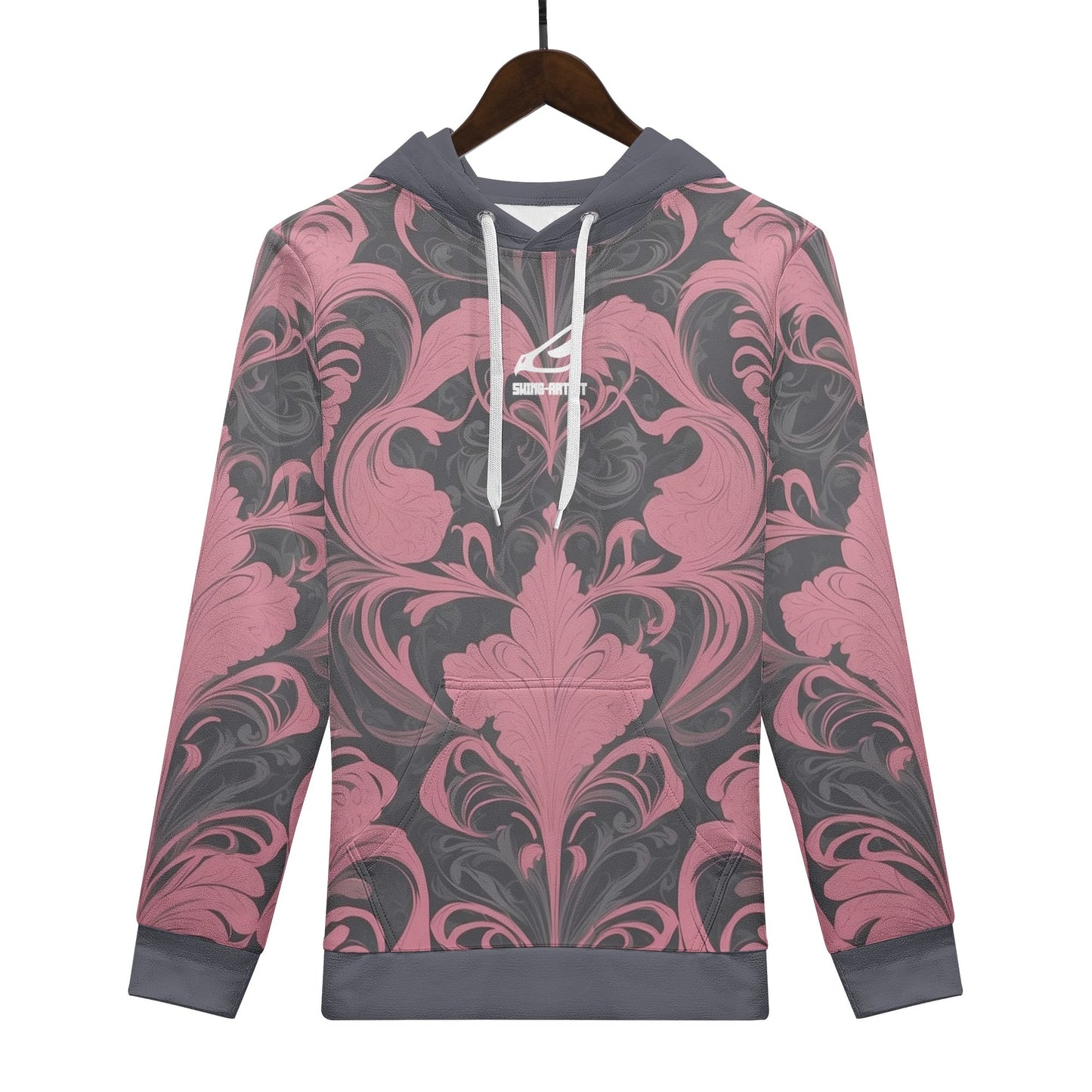 swing-artist paisley in pink Hoodie