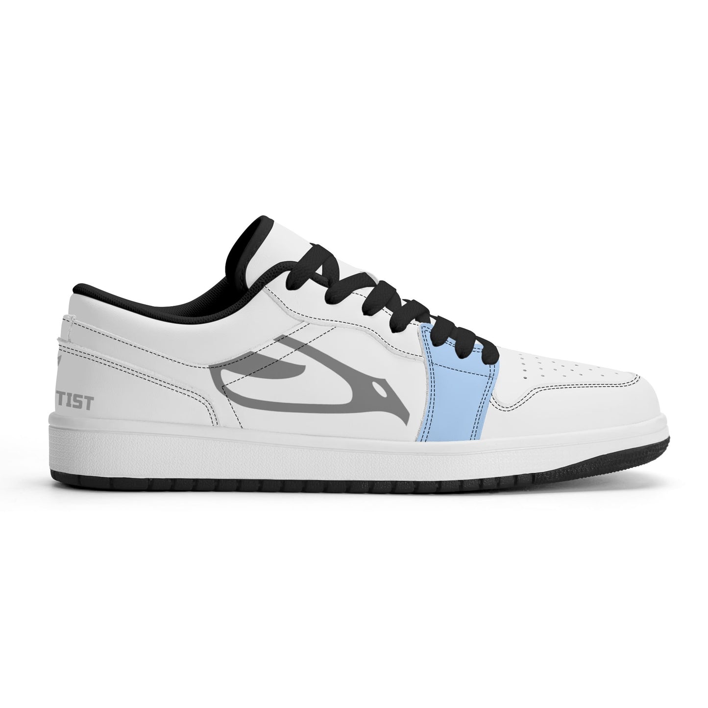 Sneaker, good swing sky-blue in white