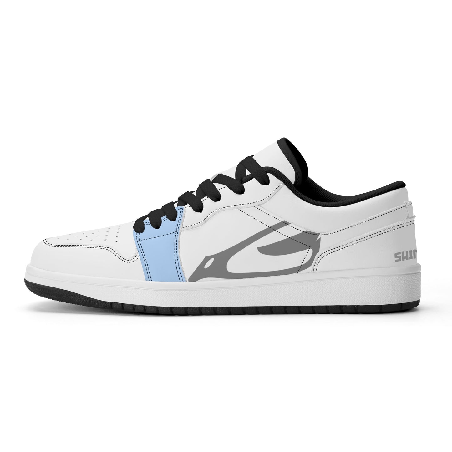 Sneaker, good swing sky-blue in white