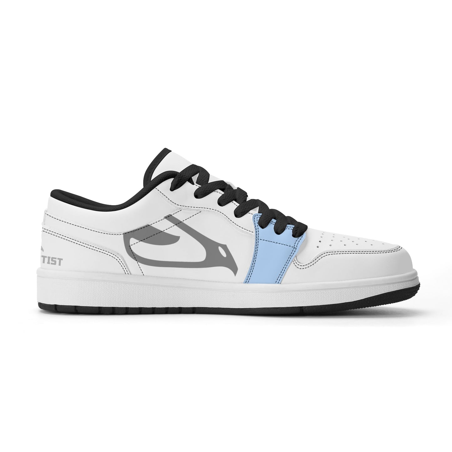Sneaker, good swing sky-blue in white