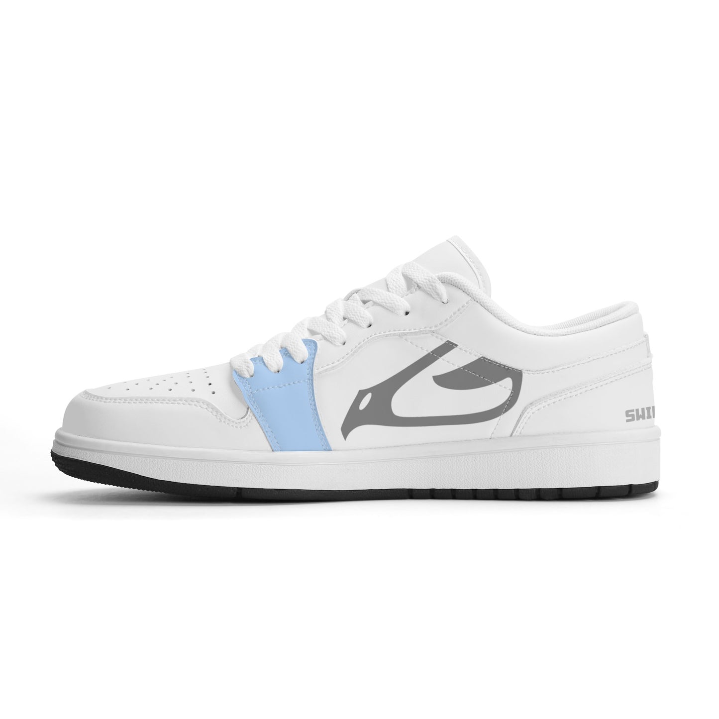 Sneaker, good swing sky-blue in white