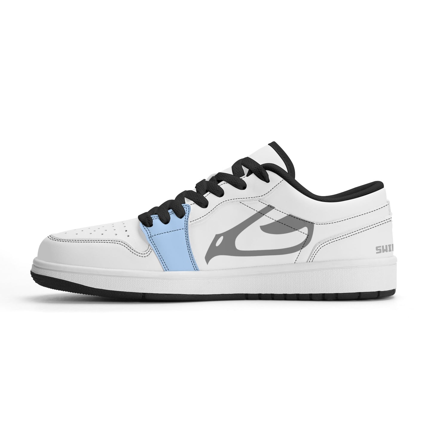 Sneaker, good swing sky-blue in white