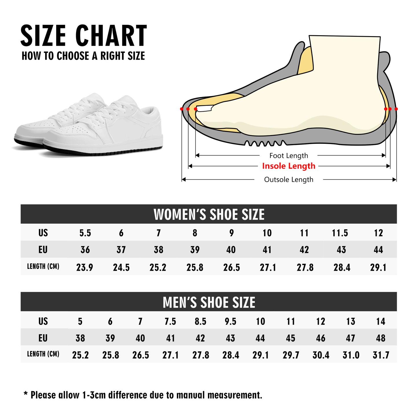 Sneaker, good swing darkness in white