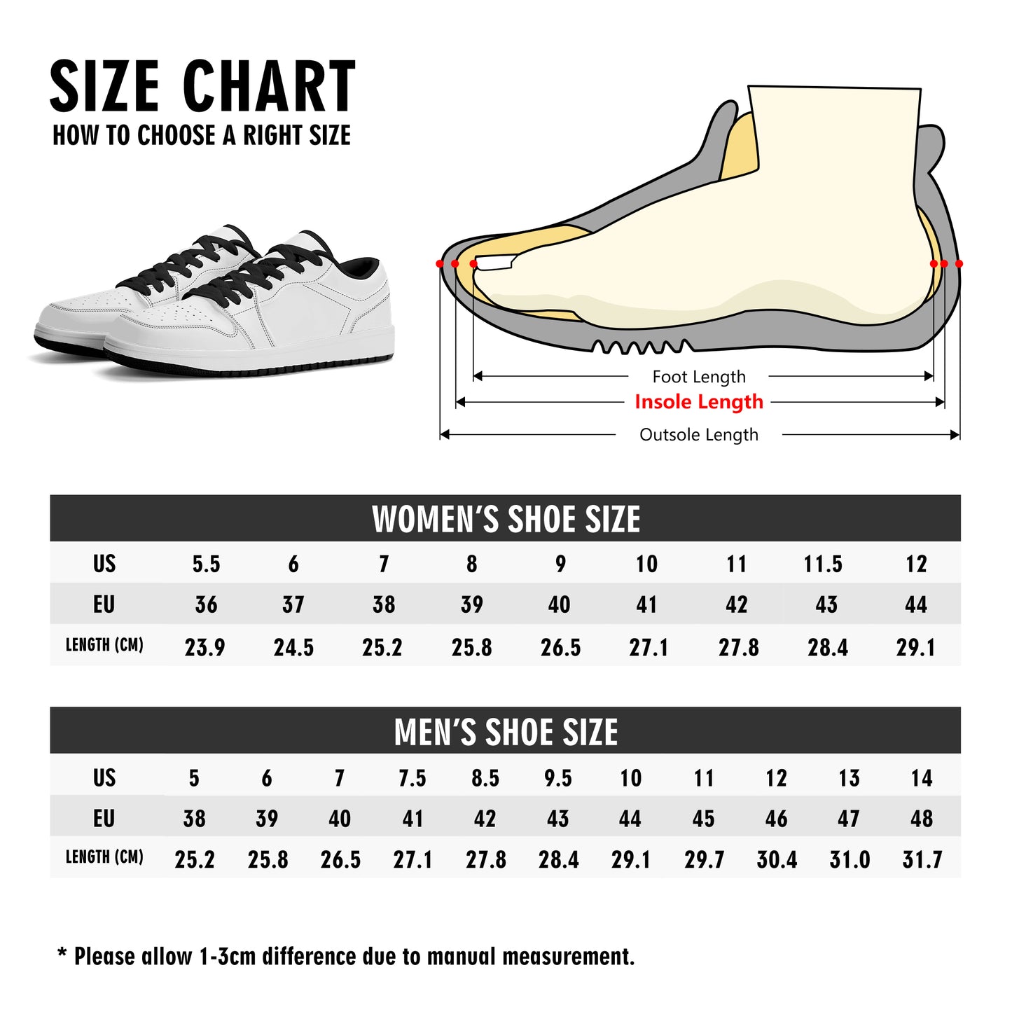 Sneaker, good swing yellow in white